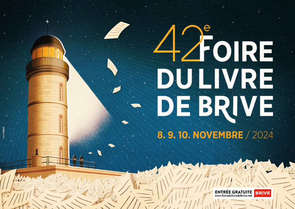 8, 9, 10 novembre 2024 Foire du livre de Brive